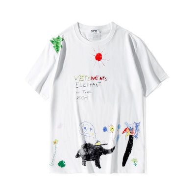 T-shirt Jennie Kim Vetements Elephant in the Room Solo MV BlackPink