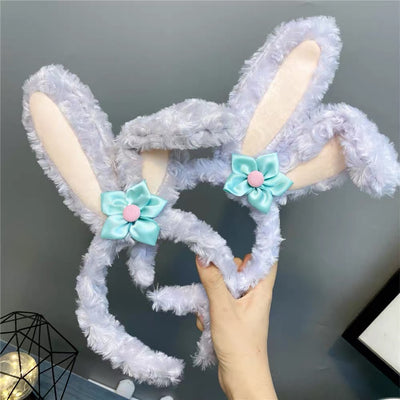Bandeau Mignon Oreilles de Lapin Style Coréen Lumineux Lisa BlackPink