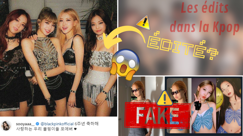 Les édits dans le monde de la Kpop : Attention aux Fakes Mode K-Pop