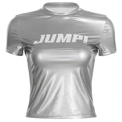 Crop Top BlackPink Jump T Shirt JUMP! Mode Kpop