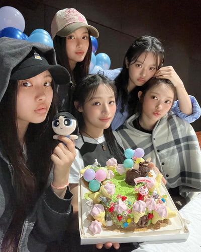 Porte Clef Peluche New Jeans Super Nana Poupées Merch Powerpuff Girls Bunny