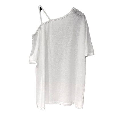 Haut rayé sexy Bretelle Epaule Nue Marinière Nayeon Twice Bubble Mode