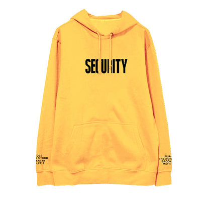 Hoodie Security RM BTS Pull Veste Capuche Jaune K Pop Streetwear Idol