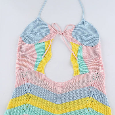 Robe Arc en Ciel Multicolore Pastel YooA Selfish MV Oh My Girl Kpop