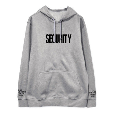 Hoodie Security RM BTS Pull Veste Capuche Jaune K Pop Streetwear Idol