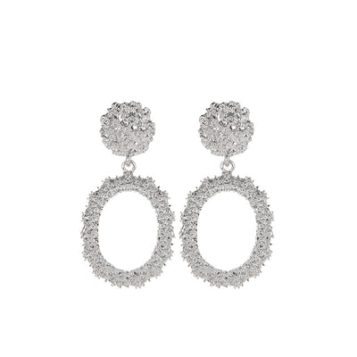 Boucles D'oreilles Pendantes Ovales Irene Red Velvet Bijou Kpop