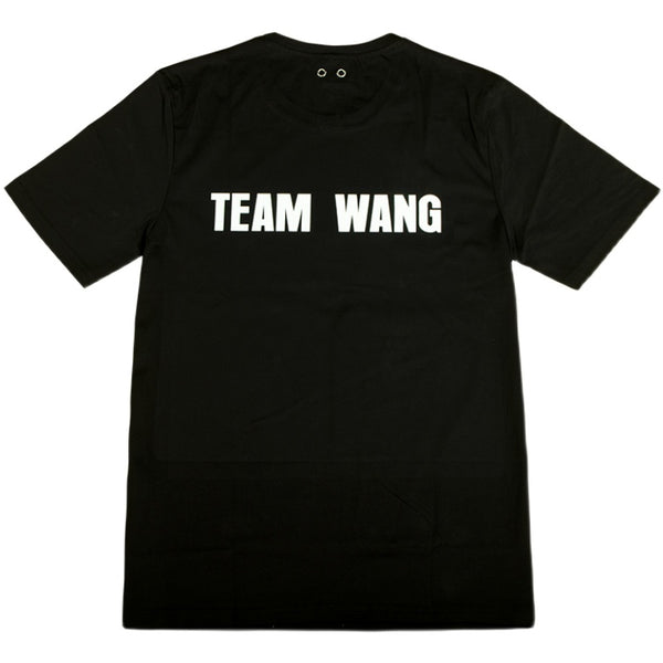 T Shirt Noir Team Wang avec Trous Métal Jackson Wang Concert Mode Kpop