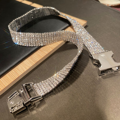 Collier Large Chaîne Strass Seulgi Red Velvet MV Wildside Bijou Kpop