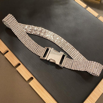 Collier Large Chaîne Strass Seulgi Red Velvet MV Wildside Bijou Kpop