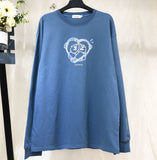 Chemise à Carreaux et Sweatshirt Bleu Ours Coeur Jennie Kim BlackPink