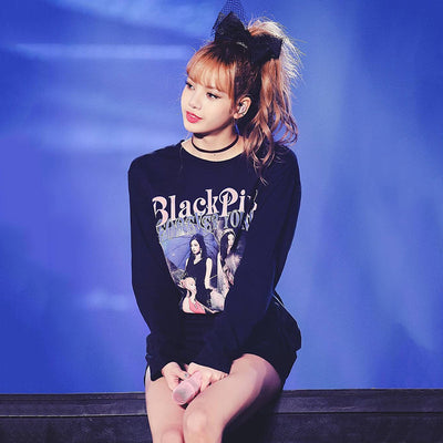 BlackPink Merchandise SweatShirt Manches Longues Kpop Merch Concert