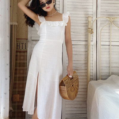 Robe Haut Blanc avec Grand Col Voile Yujin An Ive TV Ing Kdrama Earth Arcade