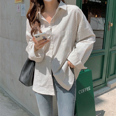 Ensemble Pull Ample Gilet Gris et Chemise Lisa BlackPink Mode Quotidien