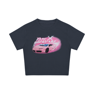 T Shirt Girly Crop Top Fast Please RockCake Voiture Hikaru Kep1er Queendom2