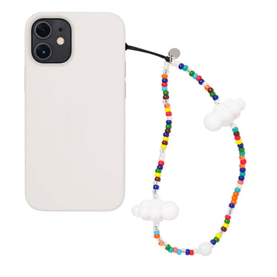 Dragonne Chaîne Téléphone Portable Bleu Ciel avec Nuages Lisa BlackPink