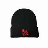 Bonnet en laine et tricot lettre brodée Team Wang Jackson Wang Kpop