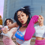 Débardeur Graffiti Rose Blanc Avec Coeurs Hikaru Kep1er Wa Da Da MV