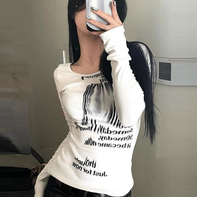 T Shirt Blanc Ecriture Déstructuré Typographie Jisoo BlackPink ME Flower