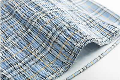 Haut Eté Carreaux avec Ruban Winter Aespa Festival Kpop University Hanyang