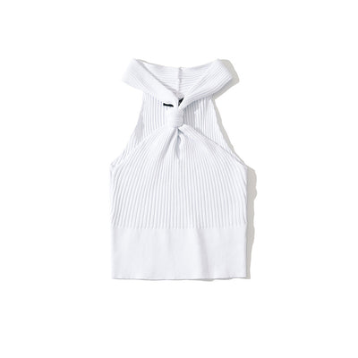 Crop Top Tricot Vert Pale Jennie BlackPink Shoot Tamburins Mode Femme