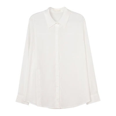 Chemise Bleu Clair Ample Oversize Jennie BlackPink Mode Coréenne Femme