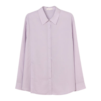 Chemise Bleu Clair Ample Oversize Jennie BlackPink Mode Coréenne Femme