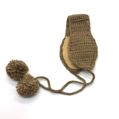 Protège Oreilles Hiver Serre Tette en Laine avec Pompon Minnie G I dle