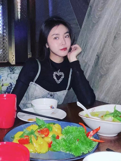 Collier Coeur Grande Taille Bijou Sakura LE SSERAFIM Fearless MV Kpop