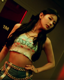 Miyeon Crop Top Unbothered Cloud Nuages Coeur KDA More G Idle Mode Kpop