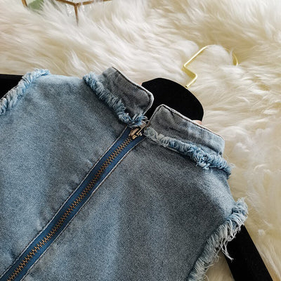 Tzuyu Combi Magnifique Robe en Jean MV I Can't Stop Me Twice Mode