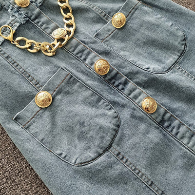 Tzuyu Combi Magnifique Robe en Jean MV I Can't Stop Me Twice Mode