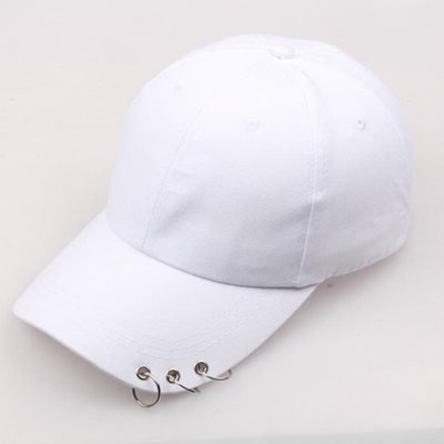 Casquette Adjustable Avec Anneaux Suga BTS Casquette Piercing LIVE THE WINGS TOUR 2019 K pop BTS