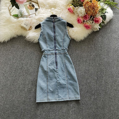 Tzuyu Combi Magnifique Robe en Jean MV I Can't Stop Me Twice Mode