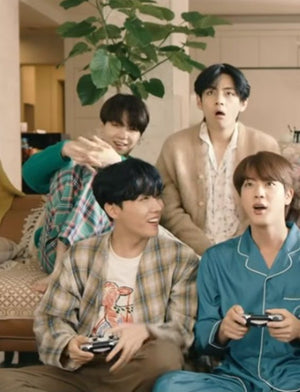 T Shirt Bichon J Hope BTS Animal Mignon Brodé Faon Bébé Biche K Pop