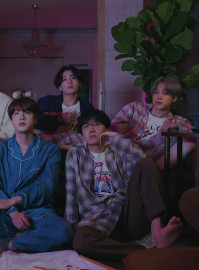 T Shirt Bichon J Hope BTS Animal Mignon Brodé Faon Bébé Biche K Pop