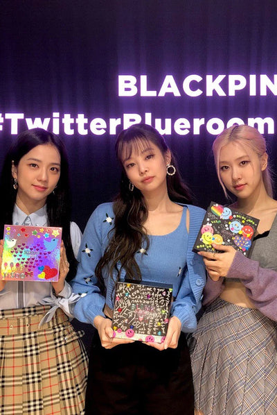 Manteau pull brodé fleurs gilet court deux pièces Jennie Kim BlackPink