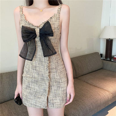 Robe Tweed Avec Noeud Minnie G Idle Glance Fashion TV I M the Trend KPop