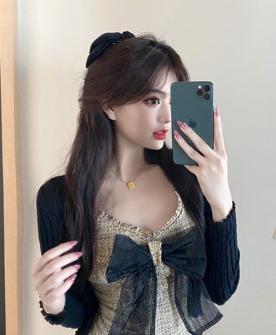 Robe Tweed Avec Noeud Minnie G Idle Glance Fashion TV I M the Trend KPop