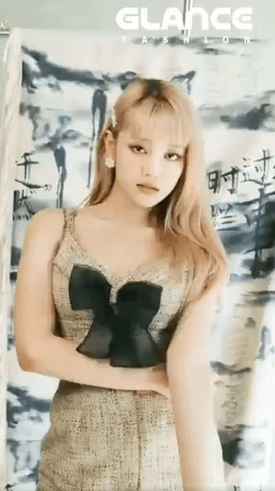 Robe Tweed Avec Noeud Minnie G Idle Glance Fashion TV I M the Trend KPop