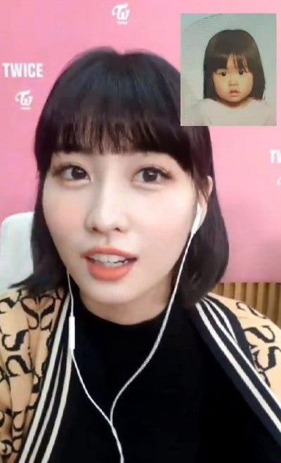 Veste Cardigan Réversible Lettre S en Maille Grande Encolure Momo Twice