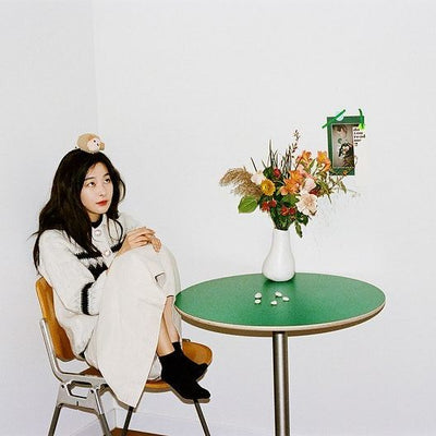 Pull en laine Tricot Jacquard Ample avec Col Femme Seulgi Red Velvet Kpop