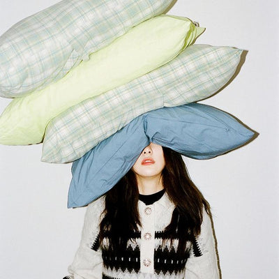 Pull en laine Tricot Jacquard Ample avec Col Femme Seulgi Red Velvet Kpop