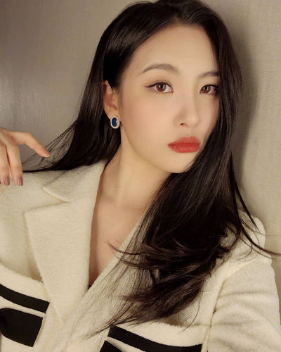 Veste Chic Noeuds Noirs Sunmi Kpop Idole Solo Artist Col Costume