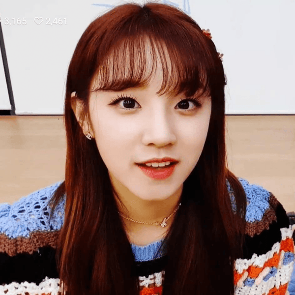 Pull Tricot Evidé Fleuri Manches Bouffantes Mode Coréenne Yuqi G I Dle