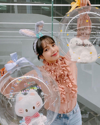 Bandeau Mignon Oreilles de Lapin Style Coréen Lumineux Lisa BlackPink