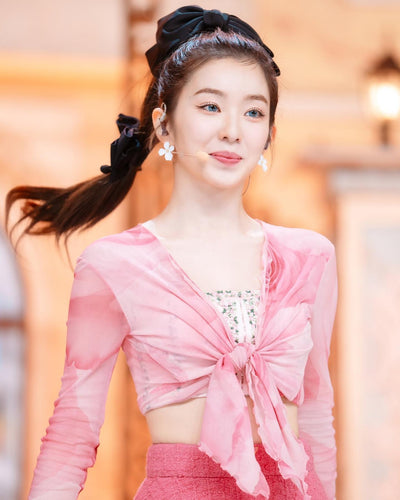 Boucles D'oreilles Fleur 4 Pétales Irene Red Velvet Feel My Rythm MV Kpop