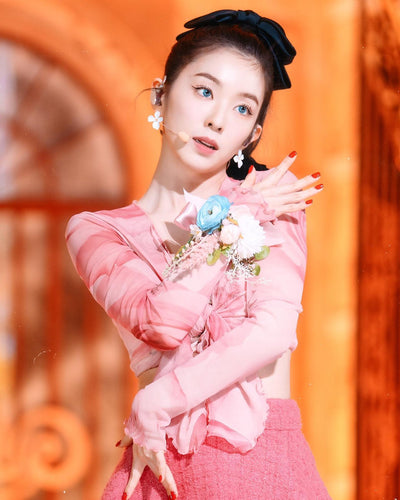 Boucles D'oreilles Fleur 4 Pétales Irene Red Velvet Feel My Rythm MV Kpop