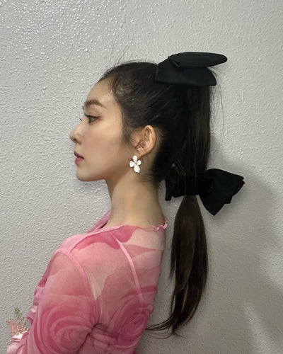 Boucles D'oreilles Fleur 4 Pétales Irene Red Velvet Feel My Rythm MV Kpop