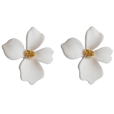 Boucles D'oreilles Fleur 4 Pétales Irene Red Velvet Feel My Rythm MV Kpop