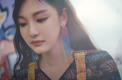 Boucles D'oreilles Longues Multicolor NingNing Aespa SYNK Kpop